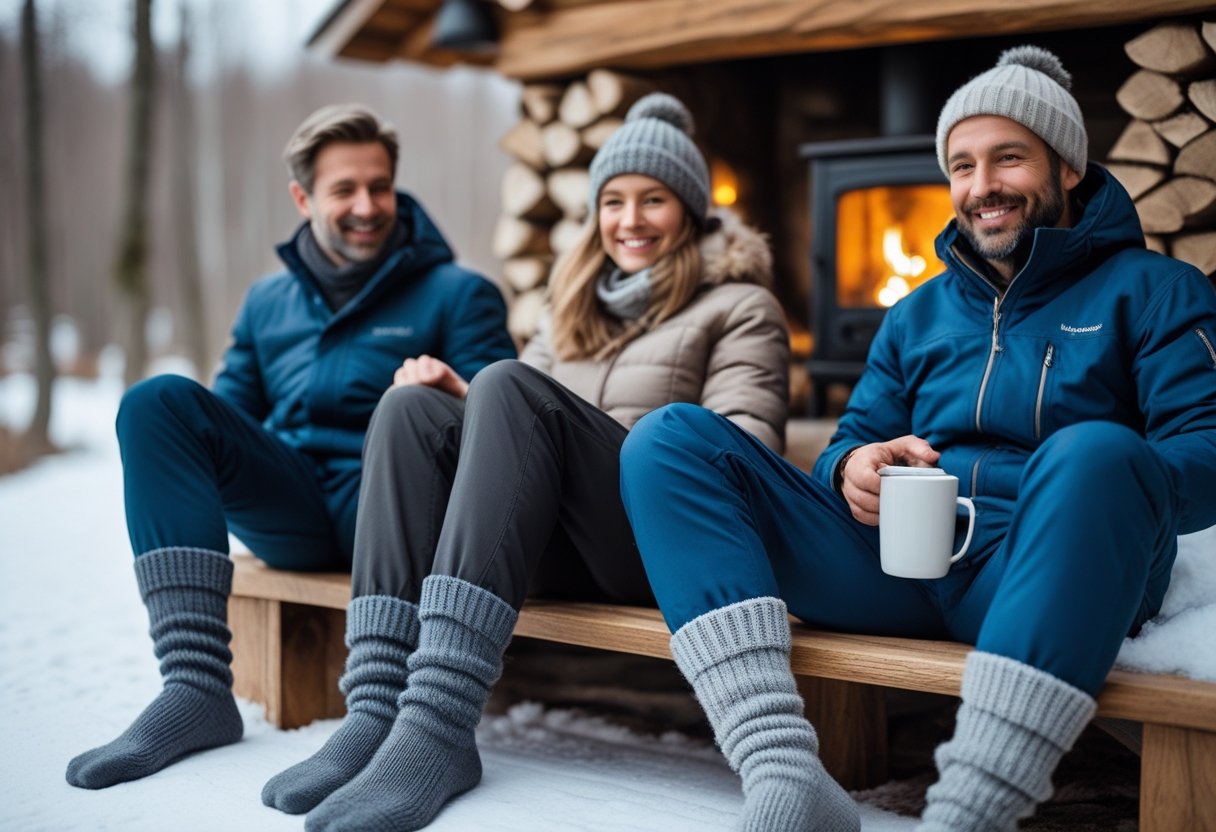 Sådan holder du varmen med uldsokker og termojakker